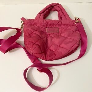 Marc Jacobs Quilted Nylon Crossbody Handbag